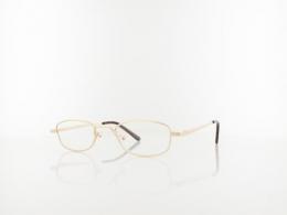 Brilando HMR63 Fertiglesebrille shiny gold +1,00