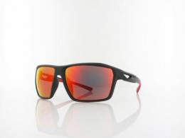 Brilando Premium Sport M2560 62 schwarz matt rot / rot verspiegelt