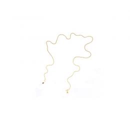 Brillenkette KUGEL goldfarben