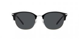Brooks Brothers 0BB4065 103287 Metall Rund Silberfarben/Schwarz Sonnenbrille mit Sehstärke, verglasbar; Sunglasses; auch als Gleitsichtbrille
