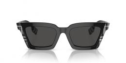 Burberry BRIAR 0BE4392U 405187 Kunststoff Panto Schwarz/Weiss Sonnenbrille mit Sehstärke, verglasbar; Sunglasses; auch als Gleitsichtbrille