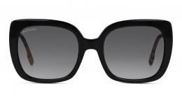 Burberry CAROLL 0BE4323 38538G Kunststoff Panto Schwarz/Schwarz Sonnenbrille mit Sehstärke, verglasbar; Sunglasses; auch als Gleitsichtbrille