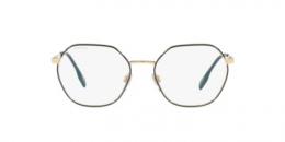 Burberry ERIN 0BE1350 1326 Metall Hexagonal Goldfarben/Schwarz Brille online; Brillengestell; Brillenfassung; Glasses; auch als Gleitsichtbrille