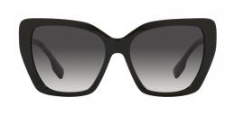 Burberry TAMSIN 0BE4366 39808G Kunststoff Schmetterling / Cat-Eye Schwarz/Schwarz Sonnenbrille mit Sehstärke, verglasbar; Sunglasses; auch als Gleitsichtbrille