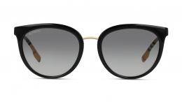 Burberry WILLOW 0BE4316 385311 Kunststoff Panto Schwarz/Schwarz Sonnenbrille mit Sehstärke, verglasbar; Sunglasses; auch als Gleitsichtbrille