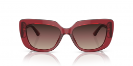 Bvlgari 0BV8261 5528E2 Kunststoff Rechteckig Transparent/Rot Sonnenbrille mit Sehstärke, verglasbar; Sunglasses; auch als Gleitsichtbrille