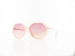 Calvin Klein CK19502S 664 55 milky peach / rose gradient