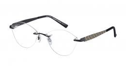 ChangeMe! 2468 002 Metall Rund Schwarz/Schwarz Brille online; Brillengestell; Brillenfassung; Glasses; auch als Gleitsichtbrille; Black Friday