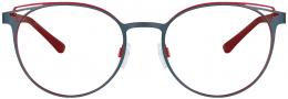 ChangeMe! 2856 002 Metall Rund Blau/Rot Brille online; Brillengestell; Brillenfassung; Glasses; auch als Gleitsichtbrille