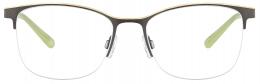 ChangeMe! 2912 002 Metall Schmal Grün/Goldfarben Brille online; Brillengestell; Brillenfassung; Glasses; auch als Gleitsichtbrille