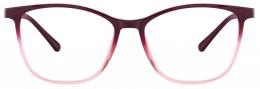 ChangeMe! 6862 001 Kunststoff Schmetterling / Cat-Eye Dunkelrot/Rosa Brille online; Brillengestell; Brillenfassung; Glasses; auch als Gleitsichtbrille