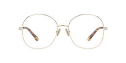 Chloe CH0138O 001 Metall Rund Goldfarben/Goldfarben Brille online; Brillengestell; Brillenfassung; Glasses; auch als Gleitsichtbrille