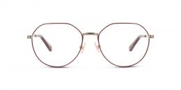 Chloe CH0180O 008 Metall Panto Dunkelrot/Goldfarben Brille online; Brillengestell; Brillenfassung; Glasses; auch als Gleitsichtbrille