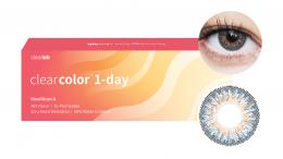Clearcolor™ 1-Day - Blue Tageslinsen Sphärisch 10 Stück Kontaktlinsen; contact lenses; Kontaktlinsen