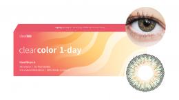 Clearcolor™ 1-Day - Green Tageslinsen Sphärisch 10 Stück Kontaktlinsen; contact lenses; Kontaktlinsen