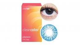 Clearcolor™ Colors - Aqua Blue Monatslinsen Sphärisch 2 Stück Kontaktlinsen; contact lenses; Kontaktlinsen