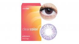 Clearcolor™ Colors - Violet Farblinsen Sphärisch 2 Stück Kontaktlinsen; Farblinsen; Motivlinsen; Halloween; Karneval; Verkleiden; Kontaktlinsen