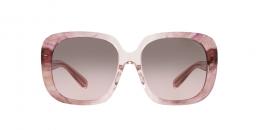 Coach C6185 0HC8323U 5656U8 Kunststoff Panto Transparent/Rosa Sonnenbrille mit Sehstärke, verglasbar; Sunglasses; auch als Gleitsichtbrille