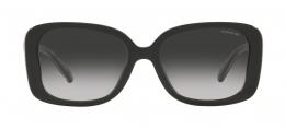Coach C7994 0HC8334U 50023C Kunststoff Schmetterling / Cat-Eye Schwarz/Schwarz Sonnenbrille mit Sehstärke, verglasbar; Sunglasses; auch als Gleitsichtbrille