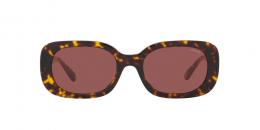 Coach CD471 0HC8358U 512069 Kunststoff Rund Oval Havana/Havana Sonnenbrille mit Sehstärke, verglasbar; Sunglasses; auch als Gleitsichtbrille