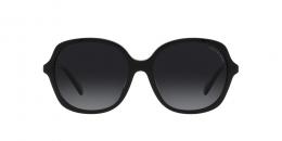 Coach CH557 0HC8360U 5002T3 polarisiert Kunststoff Panto Schwarz/Schwarz Sonnenbrille mit Sehstärke, verglasbar; Sunglasses; auch als Gleitsichtbrille