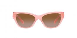 Coach CH570 0HC8370U 574313 Kunststoff Schmetterling / Cat-Eye Rosa/Transparent Sonnenbrille mit Sehstärke, verglasbar; Sunglasses; auch als Gleitsichtbrille