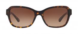 Coach L1010 0HC8232 550713 Kunststoff Rechteckig Schwarz/Havana Sonnenbrille mit Sehstärke, verglasbar; Sunglasses; auch als Gleitsichtbrille