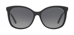 Coach L1101 0HC8271U 5002T3 polarisiert Kunststoff Panto Schwarz/Schwarz Sonnenbrille mit Sehstärke, verglasbar; Sunglasses; auch als Gleitsichtbrille