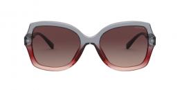 Coach L1147 0HC8295 5620E2 Kunststoff Panto Silberfarben/Rot Sonnenbrille mit Sehstärke, verglasbar; Sunglasses; auch als Gleitsichtbrille