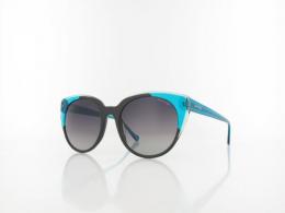 Comma 77075 49 53 black transparent turquoise / grey gradient