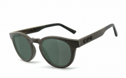 CORÂ® | COR001 Holz Sonnenbrille - grau-grÃ¼n polarisierend polarisierte  Sonnenbrille, UV400 Schutzfilter