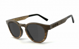 CORÂ® | COR002 Holz Sonnenbrille - smoke  Sonnenbrille, UV400 Schutzfilter