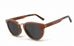 COR® | COR003 Holz Sonnenbrille - smoke  Sonnenbrille, UV400 Schutzfilter