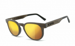 COR® | COR005 Holz Sonnenbrille - laser gold  Sonnenbrille, UV400 Schutzfilter