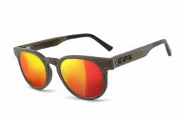CORÂ® | COR005 Holz Sonnenbrille - laser red  Sonnenbrille, UV400 Schutzfilter