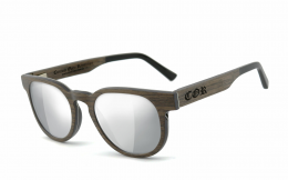 CORÂ® | COR005 Holz Sonnenbrille - laser silver  Sonnenbrille, UV400 Schutzfilter