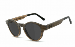 CORÂ® | COR009 Holz Sonnenbrille - smoke  Sonnenbrille, UV400 Schutzfilter
