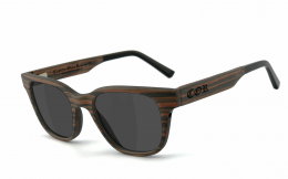 CORÂ® | COR012 Holz Sonnenbrille - smoke  Sonnenbrille, UV400 Schutzfilter