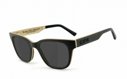 CORÂ® | COR014 Holz Sonnenbrille - smoke  Sonnenbrille, UV400 Schutzfilter