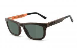 COR® | COR017 Holz Sonnenbrille - grau-grün polarisierend polarisierte  Sonnenbrille, UV400 Schutzfilter