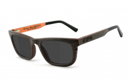 CORÂ® | COR017 Holz Sonnenbrille - smoke  Sonnenbrille, UV400 Schutzfilter