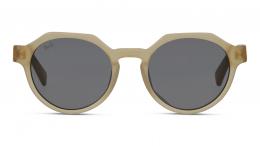DbyD Kunststoff Panto Beige/Beige Sonnenbrille mit Sehstärke, verglasbar; Sunglasses; auch als Gleitsichtbrille