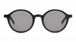 DbyD Kunststoff Rund Schwarz/Schwarz Sonnenbrille mit Sehstärke, verglasbar; Sunglasses; auch als Gleitsichtbrille; Black Friday