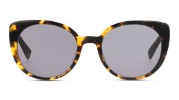 DbyD Kunststoff Schmetterling / Cat-Eye Havana/Havana Sonnenbrille mit Sehstärke, verglasbar; Sunglasses; auch als Gleitsichtbrille; Black Friday
