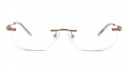 DbyD Metall Rechteckig Bronzefarben/Bronzefarben Brille online; Brillengestell; Brillenfassung; Glasses; auch als Gleitsichtbrille