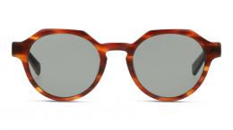 DbyD polarisiert Kunststoff Panto Havana/Havana Sonnenbrille mit Sehstärke, verglasbar; Sunglasses; auch als Gleitsichtbrille