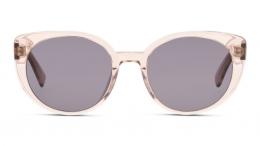DbyD polarisiert Kunststoff Schmetterling / Cat-Eye Transparent/Rosa Sonnenbrille mit Sehstärke, verglasbar; Sunglasses; auch als Gleitsichtbrille