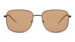 DbyD polarisiert Metall Eckig Grau/Grau Sonnenbrille mit Sehstärke, verglasbar; Sunglasses; auch als Gleitsichtbrille