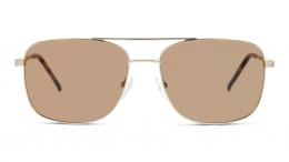 DbyD polarisiert Metall Pilot Goldfarben/Goldfarben Sonnenbrille mit Sehstärke, verglasbar; Sunglasses; auch als Gleitsichtbrille