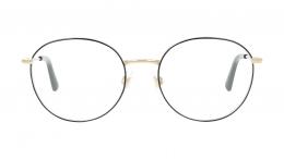 Dolce&Gabbana 0DG1322 1334 Metall Panto Schwarz/Goldfarben Brille online; Brillengestell; Brillenfassung; Glasses; auch als Gleitsichtbrille